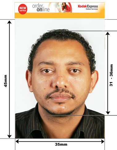 Schengen Visa Photo